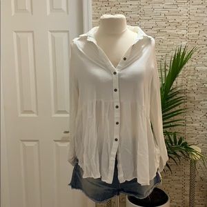 Long Sleeve Tunic Blouse